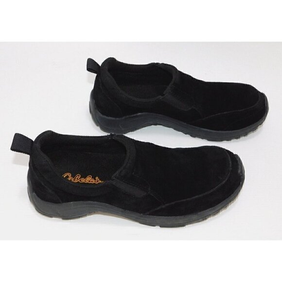 CABELAS black textile loafers, shoes woman's size 9.5 M - Picture 4 of 8